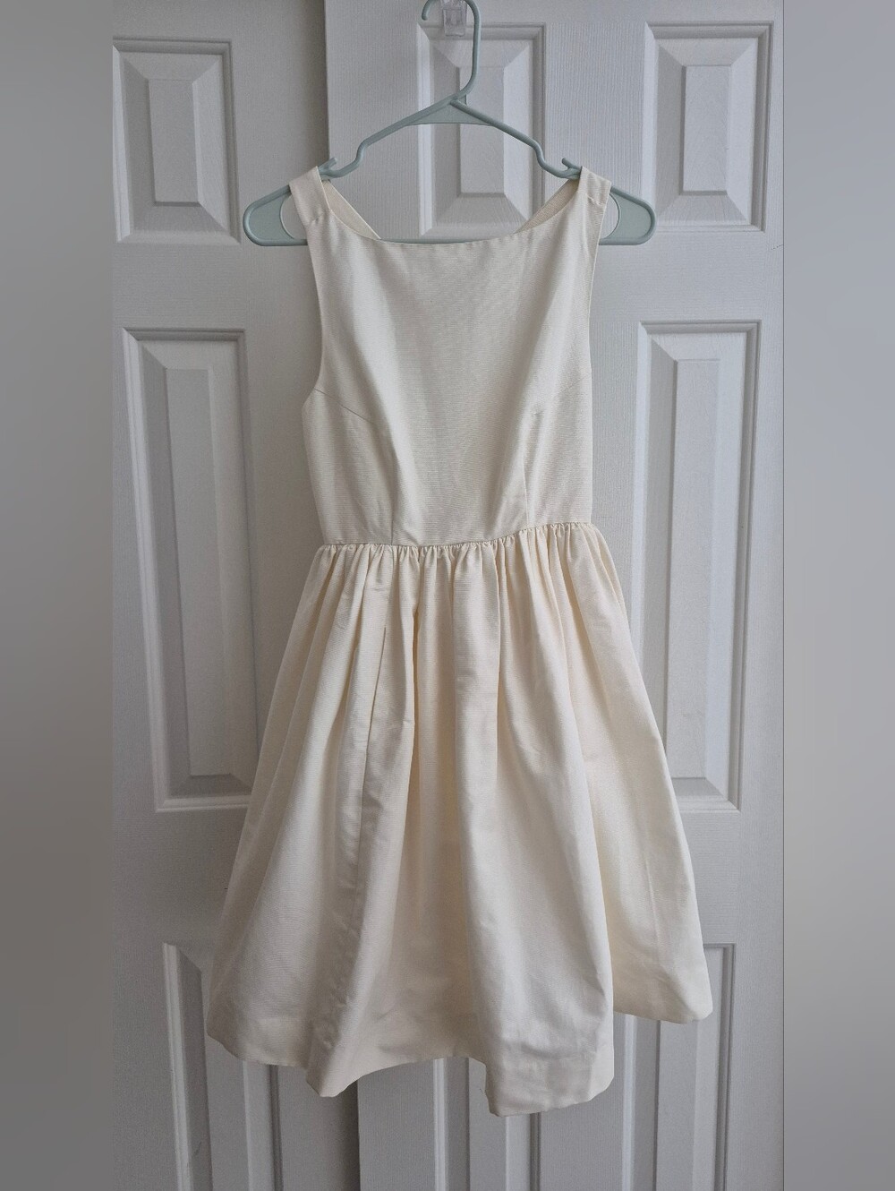 kate spade Cream Sleeveless Gathered Skirt Party Dress Sz 0